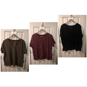 Ava & Viv v-neck t shirt bundle